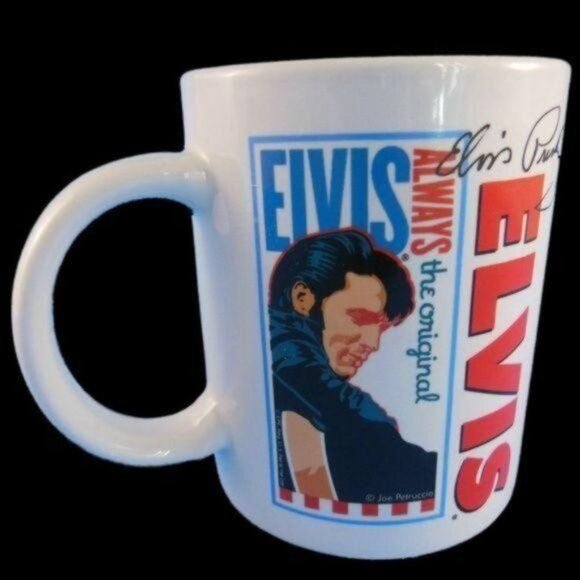ELVIS PRESLEY Signature Coffee Mug Just For You - Picture 2 of 4